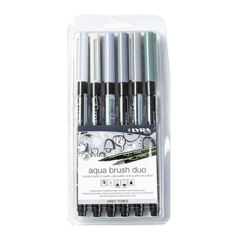 

Lyra-Aqua Brush Duo Grey Tones Set