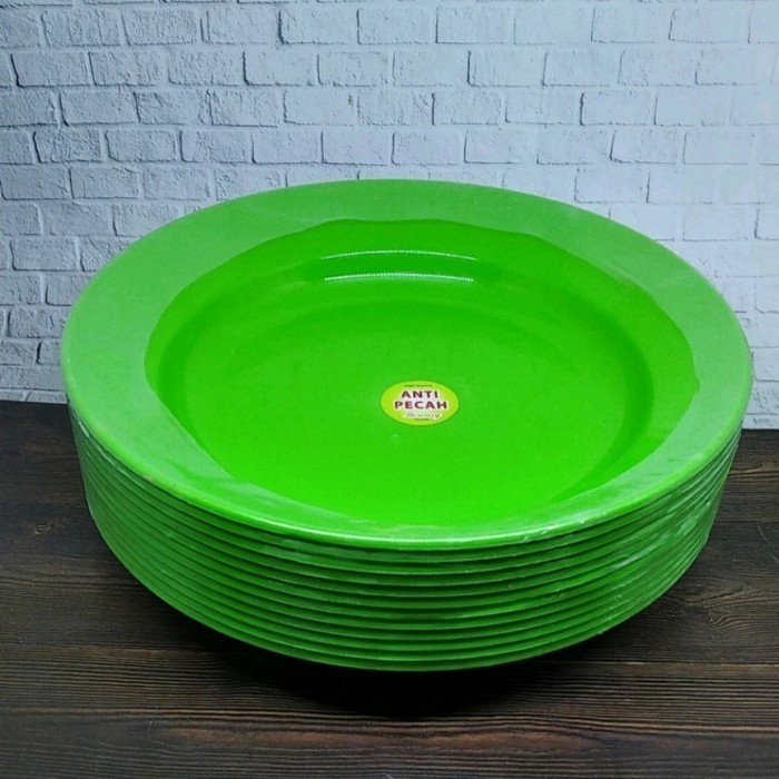 Piring Makan 1 Lusin Piring Makan Plastik