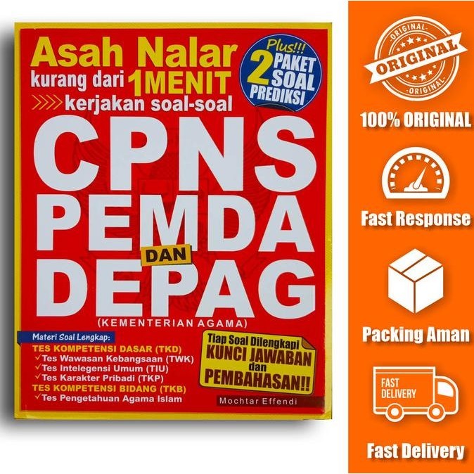 

Buku Soal-Soal CPNS Pemda dan Depag
