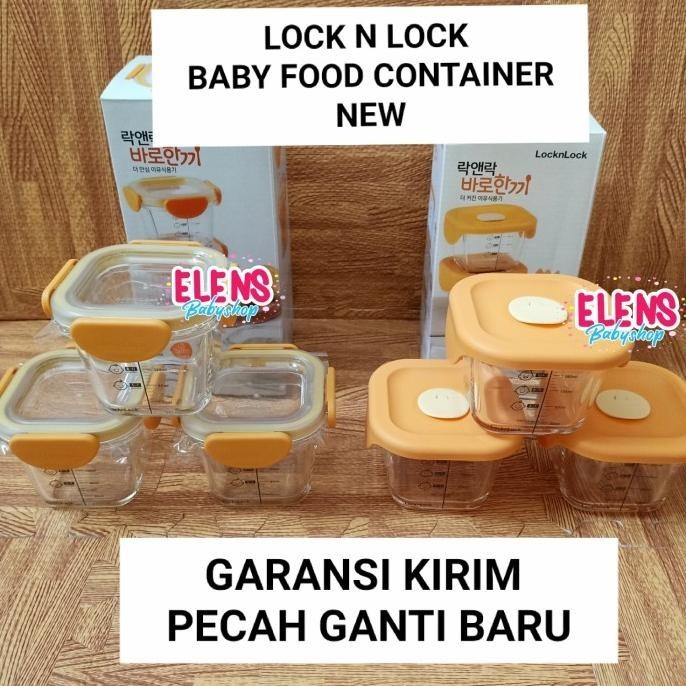Lock & Lock Baby Food Container Glass Mpasi