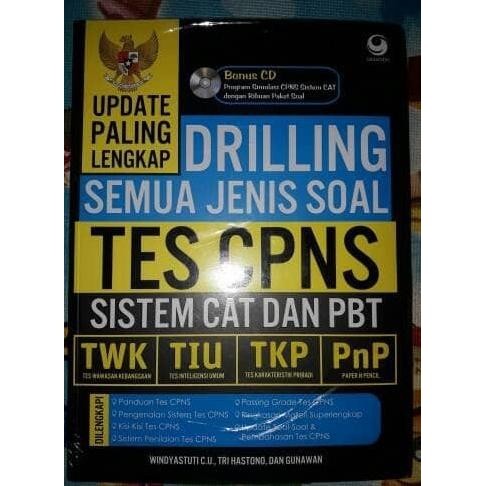 

Drilling Semua Jenis Soal Tes CPNS Sistem CAT & PBT (Plus CD Simulasi)