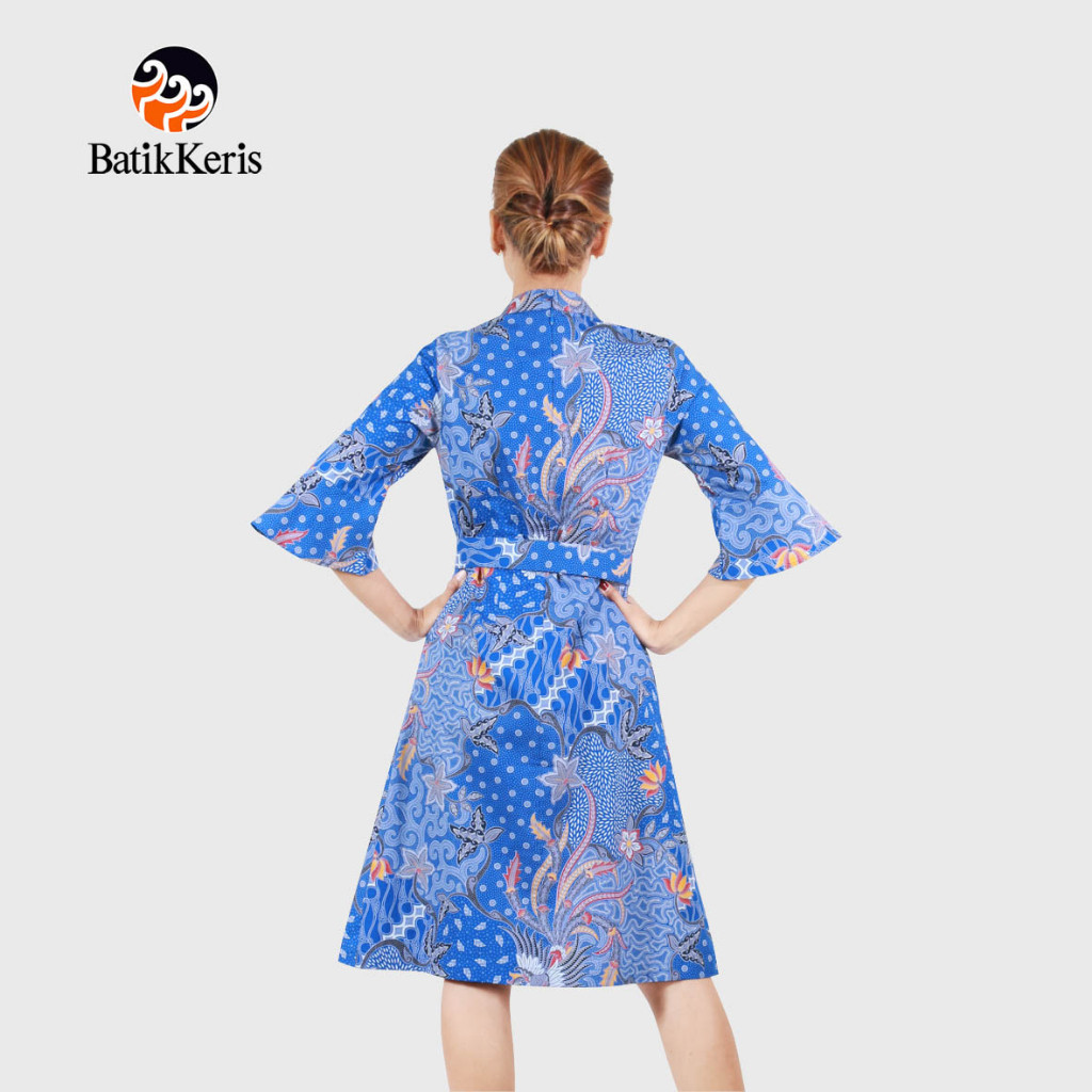 [EXCLUSIVE] MODEL TERKINI Batik Keris Sackdress Lengan 3/4 Keris Madya Taman