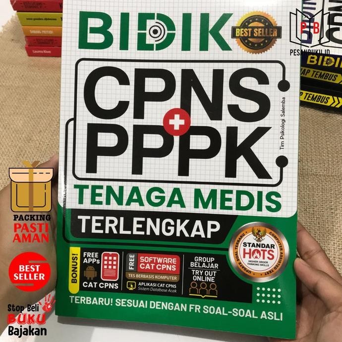

BUKU SOAL DAN TES BIDIK CPNS PPPK TENAGA MEDIS 2021 / ORI / BESTSELLER