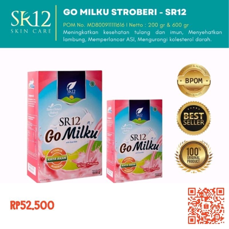 

SUSU ETAWA GO MILKU SR12 / SUSU ETAWA KUALITAS PREMIUM / GO MILK SUSU BUBUK TANPA GULA BPOM