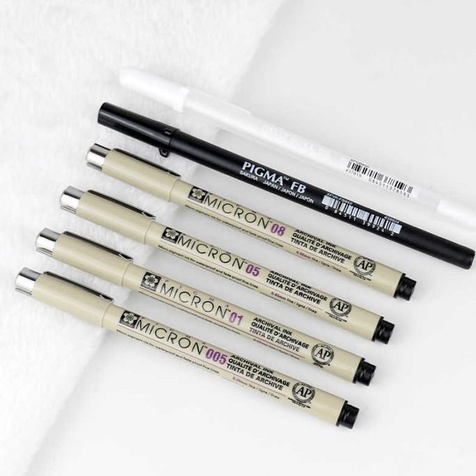 

Sakura Pigma Manga Basic Set (6Pcs Pen) Drawing Pen