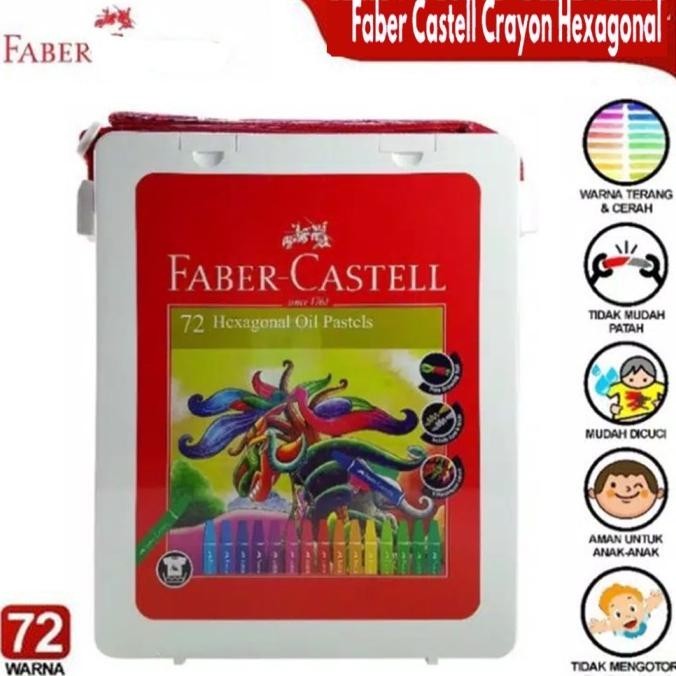 

Crayon Faber Castell Hexagonal 72 Warna