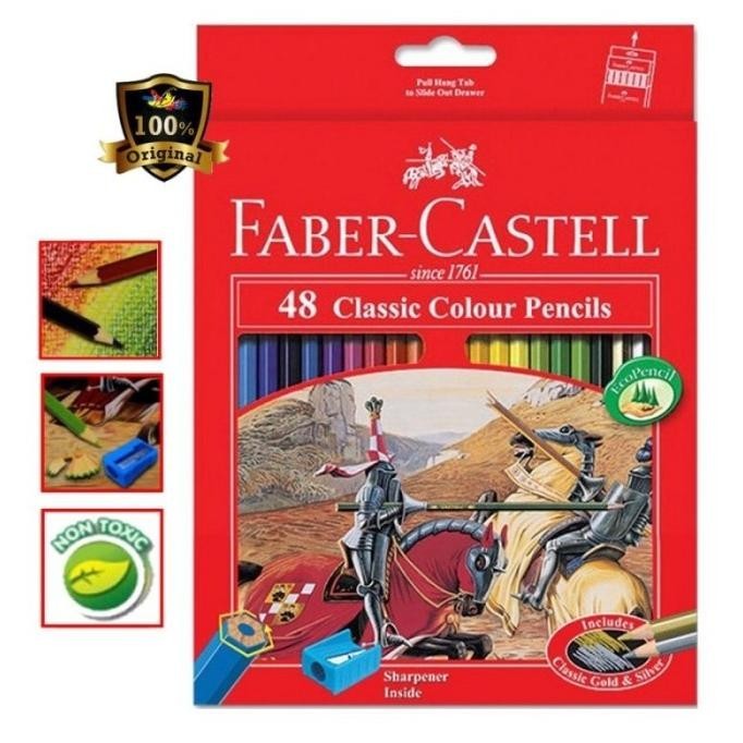 

Pensil Warna Faber-Castell Classic Isi 48