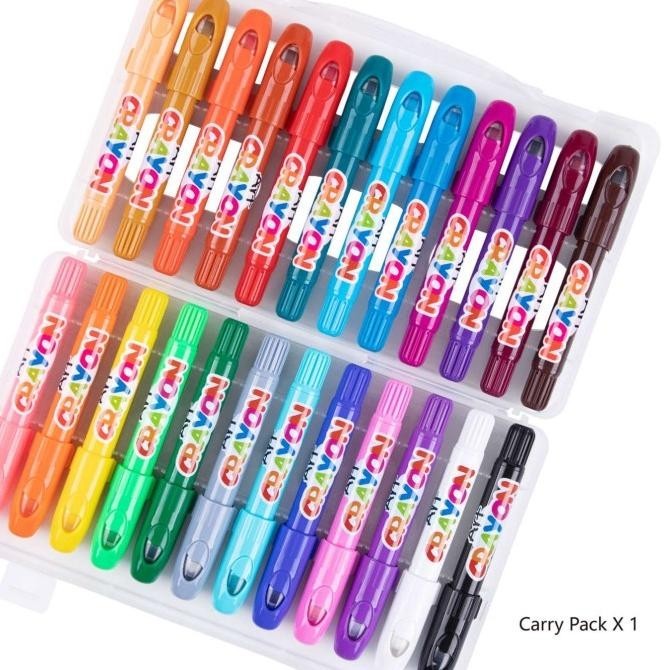 

Tookyland Washable Crayon Art 24 Color Mewarnai Menggambar Alat Gambar