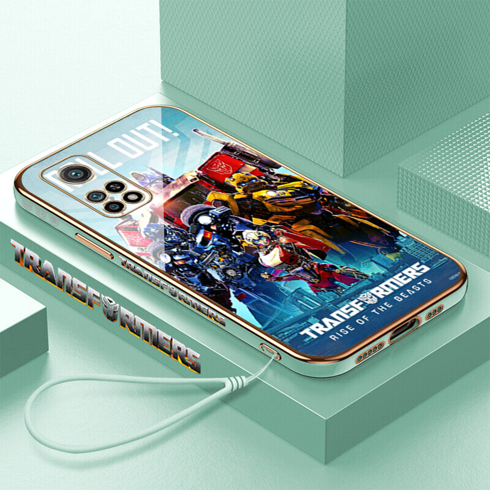 [Pengiriman lokal] XiaoMi 10T 11T 12T 11 12 Lite Poco F5 F4 GT M4 13 Pro 5G Casing Ponsel Pola Trans