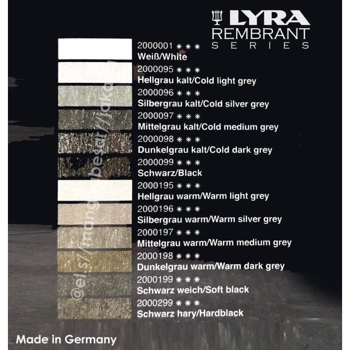 

Lyra Rembrandt Polycolor Pencils Grey Tone Set