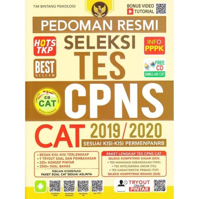 

Buku Pedoman Resmi Seleksi Tes CPNS CAT 2019/2020