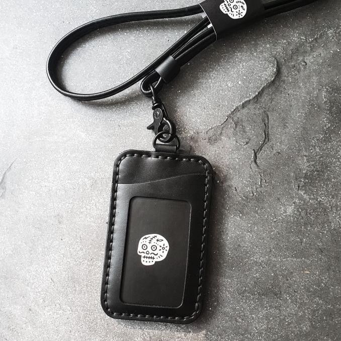 

Bds Detroit - Handmade Leather, Mens Lanyard Id Card Holder