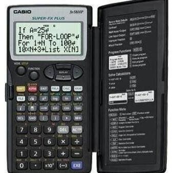 

promooo baru casio calculator fx 5800 p 5800p programmable scientific garansi casio 1 tahun original