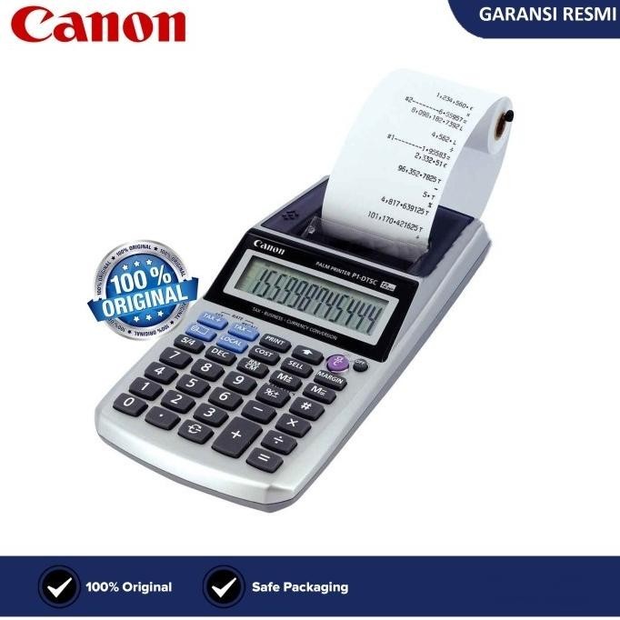 

readyy!!! canon printing calculator p1-dtsc - kalkulator kasir printer struk p1