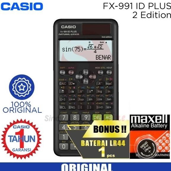 

promooo baru kalkulator casio fx 991 id plus - 2nd edition