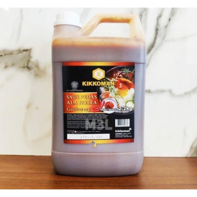 

Kikkoman Gochujang Sauce - Sambel Pasta Jerigen 2L 2Kg Halal