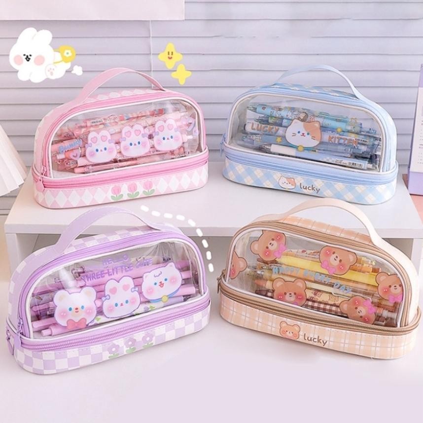 

COD Stiker 3D gratisCOD Tempat Pensil Kapasitas Besar Bahan PVC Untuk SekolahDapat menampung 70 pulpen uk-68