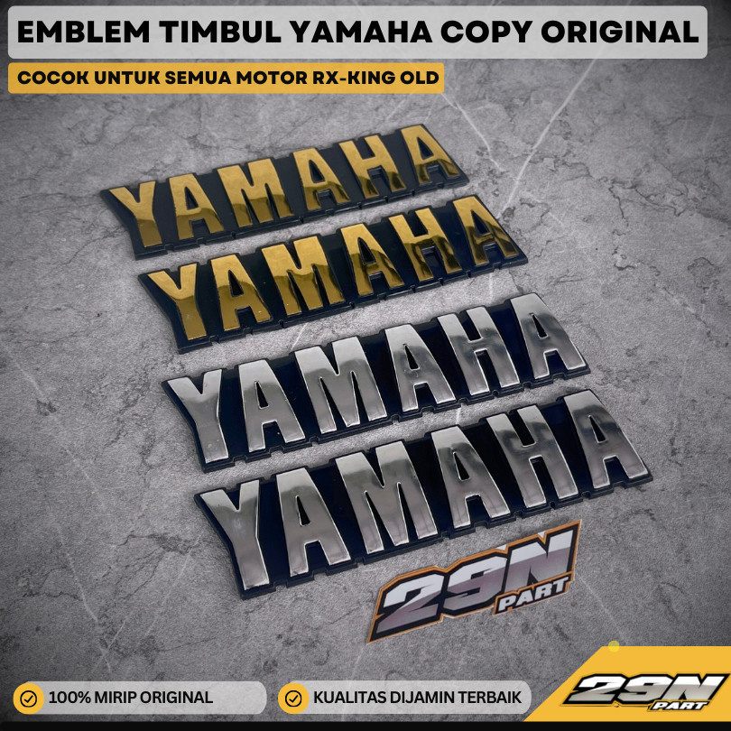 EMBLEM TIMBUL YAMAHA TANGKI RX KING RXKING RXS RXSPECIAL YT115 LOKAL