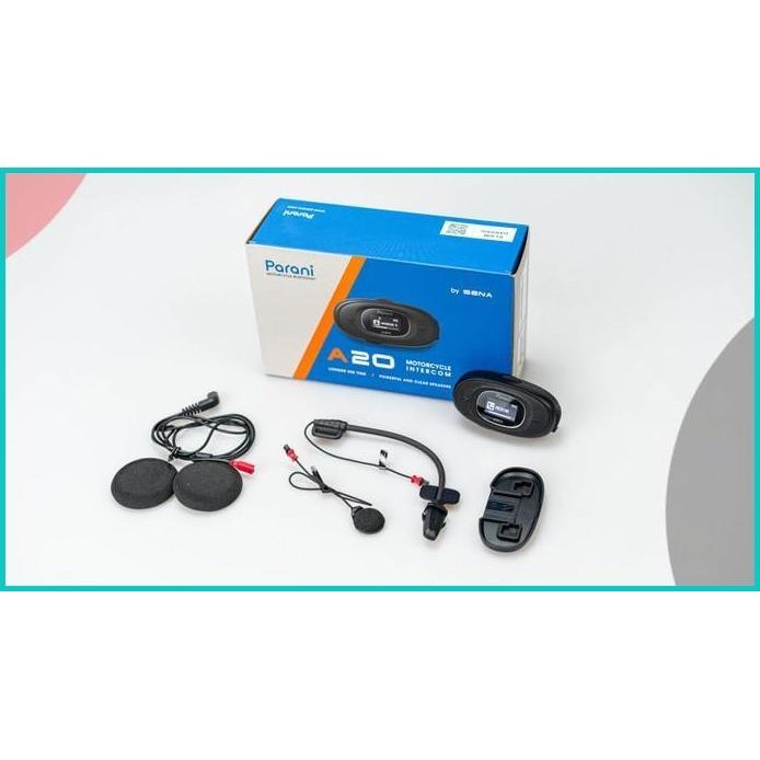 PARANI A20 Motorcycle Bluetooth Intercom 13m4yZ4 last stok