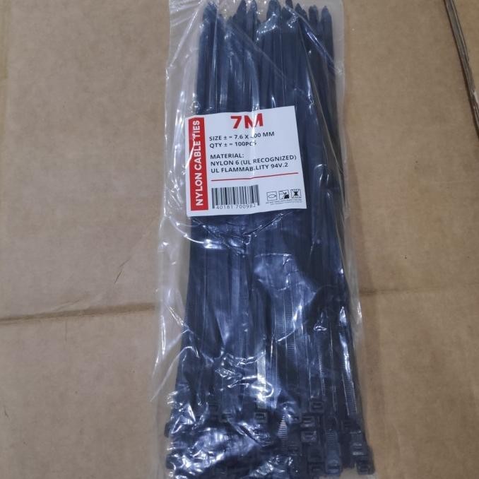 Cable ties tie 40cm tie kabel besar 7.6 x 400mm isi 100pc
