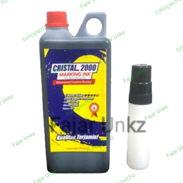 

Terlaris Tinta Spidol Permanent Karung Refill Cristal 2000 Kemasan 1 Liter SALE
