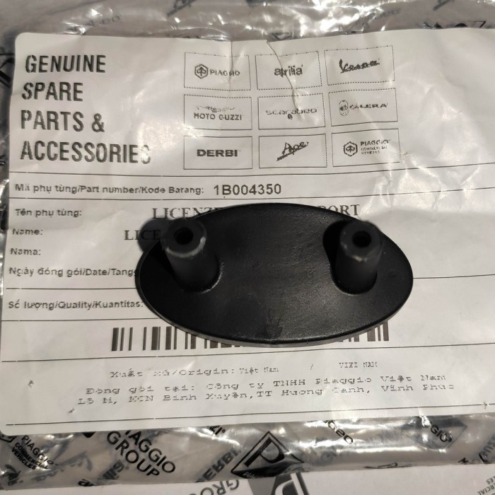 PENGUNCI DUDUKAN PLAT NOMOR VESPA S & LX IGET