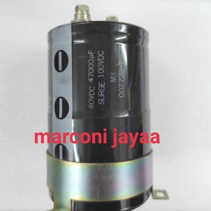 kapasitor Elco 47000uf 80v surge 100v