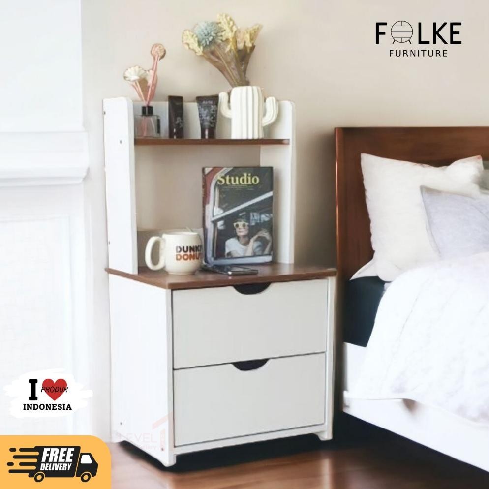 Clayton Meja Nakas | BedSide Table  Meja Lesehan Serbaguna  Meja Samping Tempat Tidur Minimalis Sudu