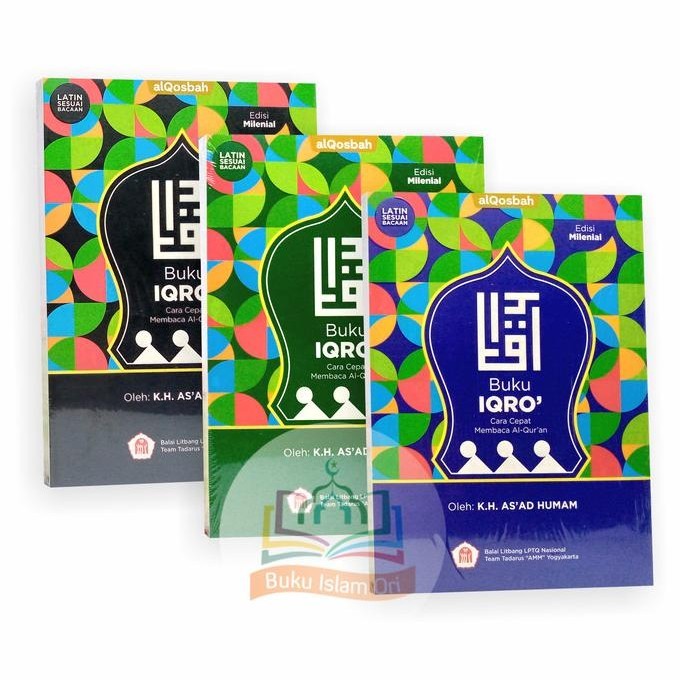 

Buku Iqro Edisi Milenial - Iqra Anak + Latin - Jilid 1-6 - Al-Qosbah