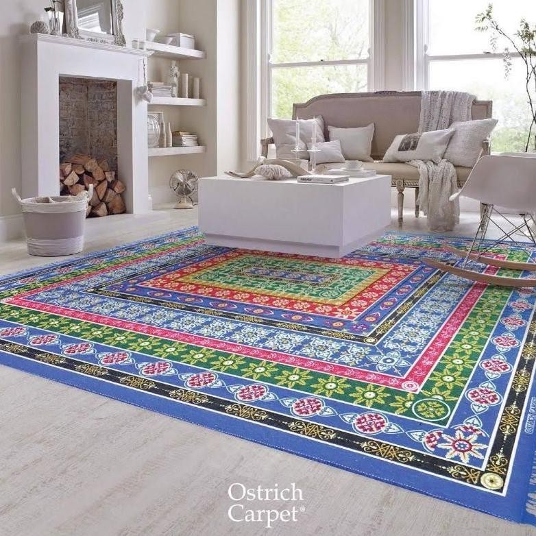 Promo Karpet Turki Ostrich 190X240 Cm Permadani Tikar Lipat Kms744