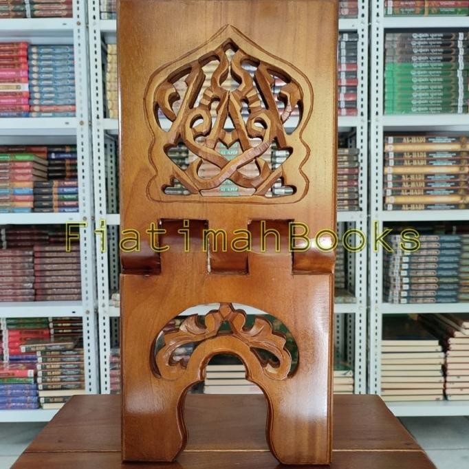 

Rekal Alquran Model UKIR Lebar 20cm. Lekar, Dudukan, Tatakan Alquran