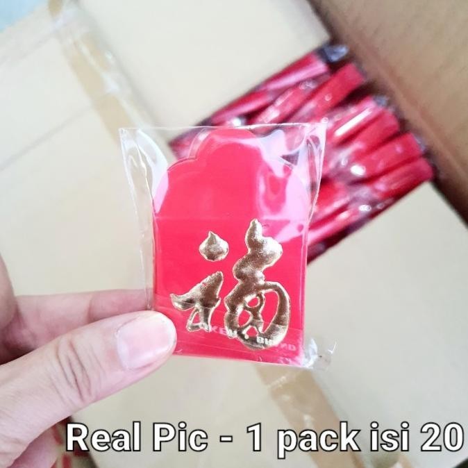

OLH - Angpao Gantung Mini Ampao Fu Merah Kecil Murah Ampau Tali Merah Imlek TERLARIS