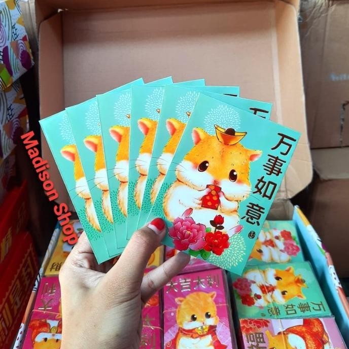 

OLH - HJQ005 Angpao Tikus Hoki Murah Ampao Fu Imlek Grosir Termurah Parcel TERLARIS