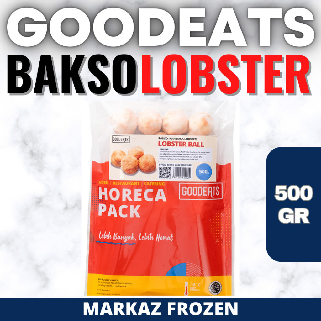 

GOOD EATS LOBSTER BALL 500GR (20/Q)
