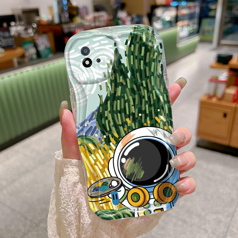 Casing Hp Realme C20 Realme C20A Realme C11 2021 Realme Narzo 50i Case hp Kesing pola astronot kasin