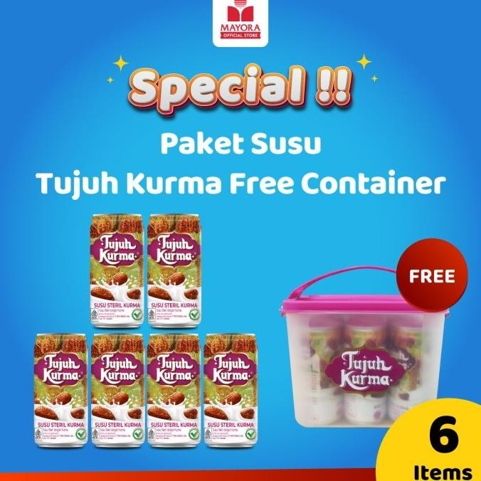 

Paket Susu Tujuh Kurma Free Container