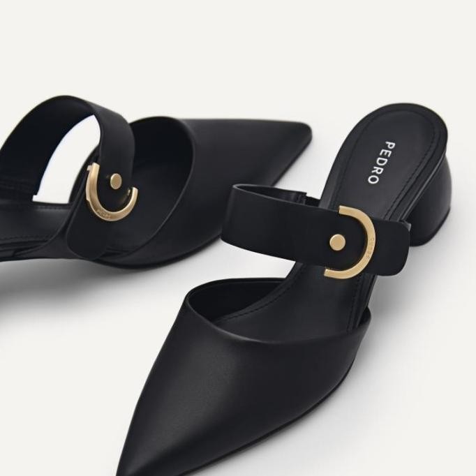 Sepatu Sandal Heels Leather 4.5Cm Wanita Pedro Original 760037 Dearpoppy717