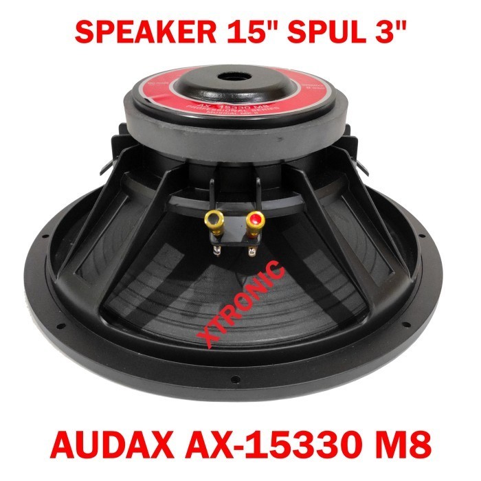 Baru Speaker Audax Ax 15330 M8 Speaker 15Inch Ax15330 Fr 15 Inch Original Bebas Ongkir