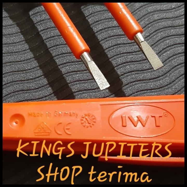 SEPASANG TESPEN AC 15CM + 19CM IWT MADE GERMANY TES PEN OBENG LISTRIK