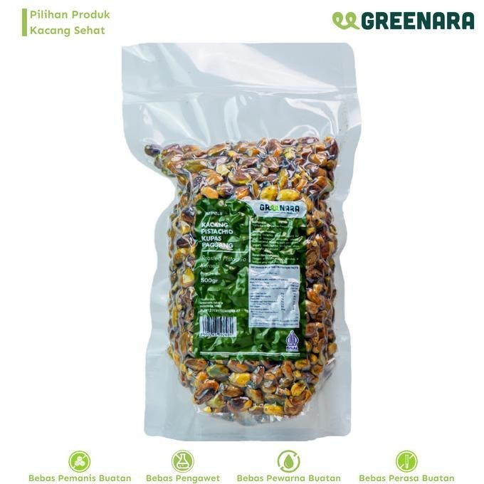 

Kacang Pistachio Kupas Panggang 500gr / Roasted Pistachio Kernel