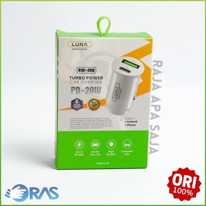 Adaptor Kepala Charger Mobil Motor 2 Port 3A Batok Casan Fast Charging