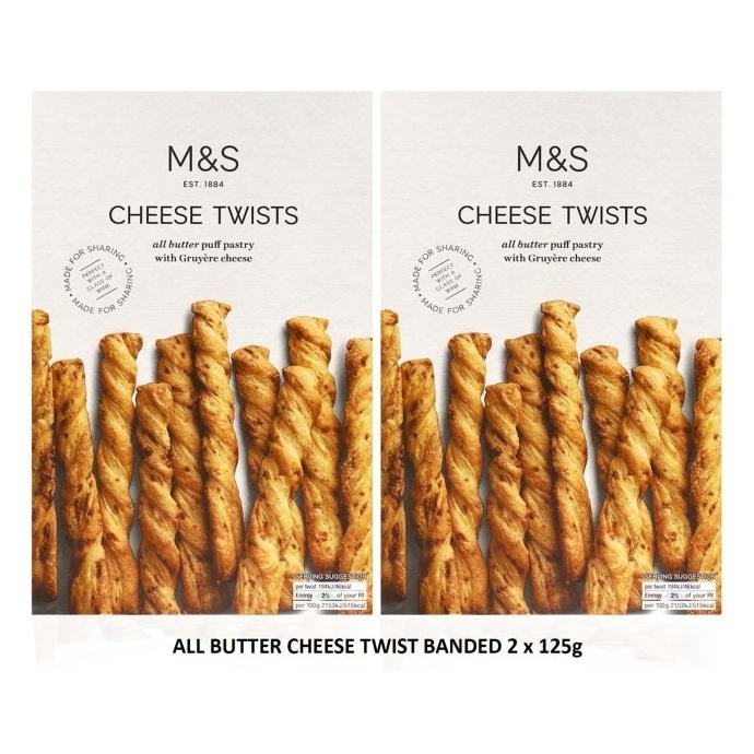 

M&S FOOD - Biscuits - Cheese Twist Banded