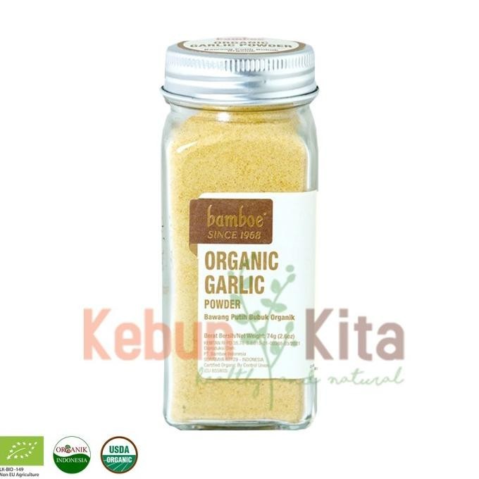 

Bamboe Organic Garlic Powder 74 gr (Bawang Putih Bubuk Organik)