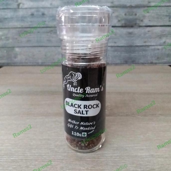 

Uncle Rams Himalayan Black Rock Salt Garam Hitam Kala Namak BtlGrinder