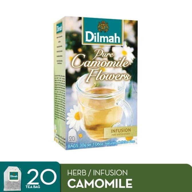 

Dilmah Pure Camomile Flowers Tea - Teh Celup Infusion