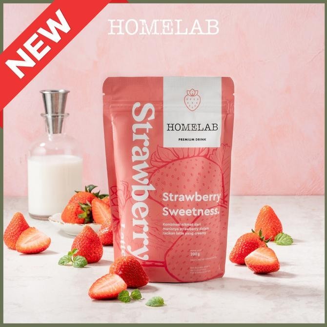 

Bubuk Minuman STRAWBERRY LATTE - Premium Drink Powder 200g