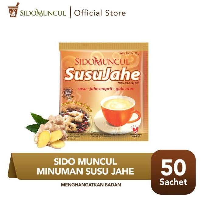 

Sido Muncul Minuman Susu Jahe 5x10's - Menghangatkan Badan