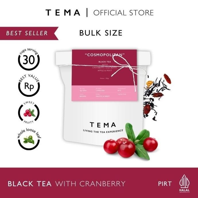 

TEMA Tea Loose Leaf Large Pouch - Cosmopolitan / Black Berries Tea