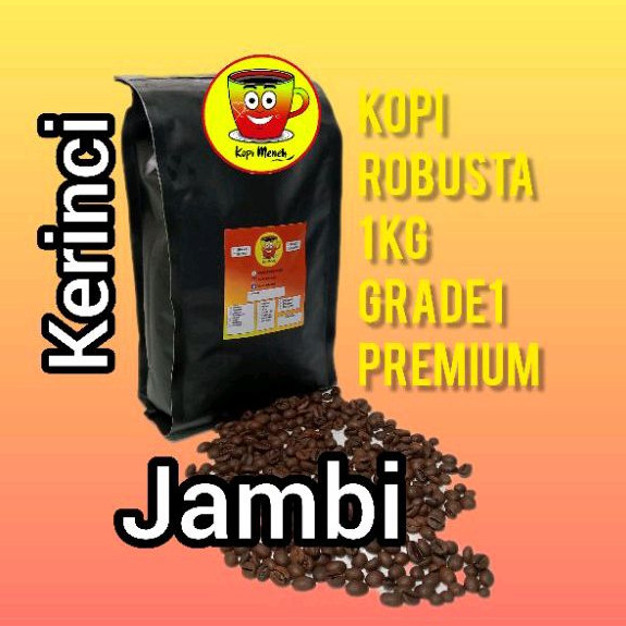 

Kopi Robusta Kerinci Jambi Kopi Sangrai/Kopi Biji/Kopi Bubuk/Roastedbean 1Kg Grade1 Premium Termurah Terlaris Terenak Roasted Bean