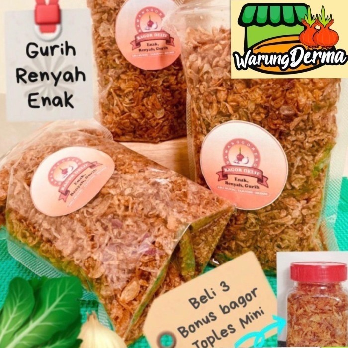 

Bawang Goreng Brebes, Bagor Deliv Enak Renyah Gurih